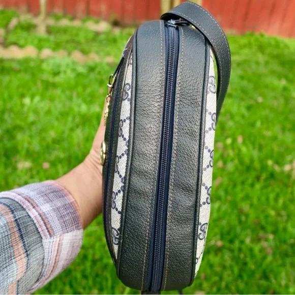 Vintage Gucci Ophidia GG Supreme Navy Blue Shoulder Bag/Crossbody - Picture 6 of 16